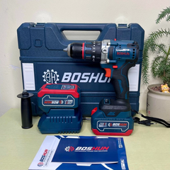 Máy Khoan Pin Boshun 1390BL Đầu Kẹp 13 Ly , Có Khoá Trục Tự Động - Bảo Hành 6 Tháng