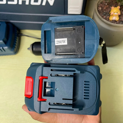 Máy Khoan Pin Boshun 1390BL Đầu Kẹp 13 Ly , Có Khoá Trục Tự Động - Bảo Hành 6 Tháng