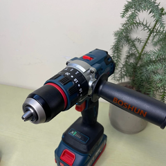 Máy Khoan Pin Boshun 1390BL Đầu Kẹp 13 Ly , Có Khoá Trục Tự Động - Bảo Hành 6 Tháng