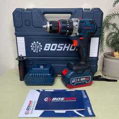 Máy Khoan Pin Boshun 1390BL Đầu Kẹp 13 Ly , Có Khoá Trục Tự Động - Bảo Hành 6 Tháng