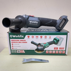 [TẶNG LƯỠI CẮT ĐA NĂNG] Máy Mài Pin WORKFIX WF-AG100PRO, Không Chổi Than, Công Tắc Lưng, 3 Tốc Độ, 4 tính năng