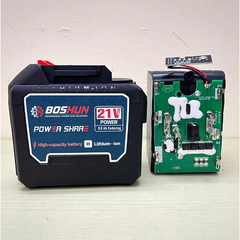 [HOẢ TỐC] Pin Boshun mạch 15cell, 20 cell 4 mosfet,có đèn báo pin - Pin máy khoan, máy mài, máy siết bulong