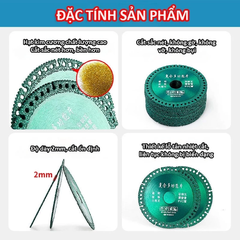 Đĩa Cắt Kim Cương, Đá Cắt Đa Năng 6 Trong 1, Lưỡi Cắt Kim Cương Chịu Nhiệt Độ Cao