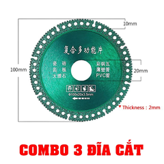 Đĩa Cắt Kim Cương, Đá Cắt Đa Năng 6 Trong 1, Lưỡi Cắt Kim Cương Chịu Nhiệt Độ Cao