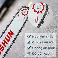 Máy Cưa Xích Chạy Xăng BOSHUN BS-CX16, Lam Xích Dài 16INCH, Bơm Nhớt Tự Động - Động Cơ Xăng 2 Thì 58CC Mạnh Mẽ