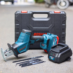 Máy Cưa Kiếm Pin BOSHUN Cắt Đa Năng, Động Cơ Không Chổi Than, Lõi Đồng - Tặng Kèm 4 Lưỡi Cưa