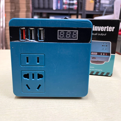 [KHÔNG DÙNG QUẠT] Bộ chuyển đổi nguồn pin 18V-21V lên điện 220V sử dụng cho pin chân phổ thông 4cm