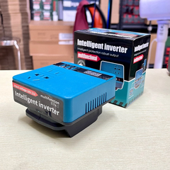 [KHÔNG DÙNG QUẠT] Bộ chuyển đổi nguồn pin 18V-21V lên điện 220V sử dụng cho pin chân phổ thông 4cm