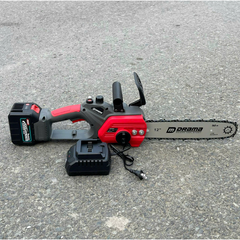 [KÈM XÍCH THAY THẾ] Máy cưa xích Pin KUTAN không chổi than lam xích 12inch núm điều chỉnh lam xích ngoài