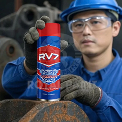 RV7 Chính hãng ROYAL - Chai Xịt Bôi Trơn Chống Rỉ RV7, Thẩm Thấu Nhanh, Nguyên Liệu Ngoại Nhập, Hiệu Quả, Tiết Kiệm