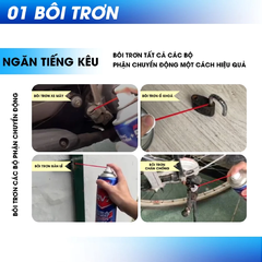 RV7 Chính hãng ROYAL - Chai Xịt Bôi Trơn Chống Rỉ RV7, Thẩm Thấu Nhanh, Nguyên Liệu Ngoại Nhập, Hiệu Quả, Tiết Kiệm
