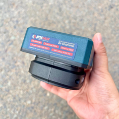 [DÙNG ĐƯỢC QUẠT] Đế Chuyển Đổi Nguồn Điện BOSHUN BS-CD220PRO Chuyển Từ Pin 21v lên 220v, Chân Pin Phổ Thông 4cm
