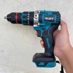 Thân máy Khoan 13 ly Elex động cơ lõi đồng, không chổi than, đầu autoclock