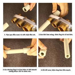 Máy Hàn Nhiệt, Máy Hàn Ống Nước 6 Đầu 20-63mm Công Suất 800W STAKA KA-2828