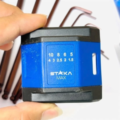 Bộ hoa thị nâu 9 chi tiết Staka KA-12011 Thép hợp kim Cr-V