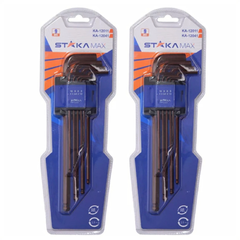 Bộ lục giác nâu 9 chi tiết STAKA KA-12041 Thép hợp kim Cr-V