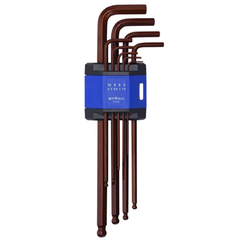 Bộ lục giác nâu 9 chi tiết STAKA KA-12041 Thép hợp kim Cr-V