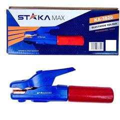 Kìm hàn cán gỗ 800A cao cấp STAKA KA-3820 chịu nhiệt tốt, Kềm hàn que, Mỏ kìm kẹp que hàn cán gỗ