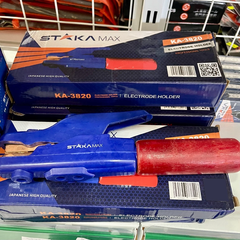 Kìm hàn cán gỗ 800A cao cấp STAKA KA-3820 chịu nhiệt tốt, Kềm hàn que, Mỏ kìm kẹp que hàn cán gỗ