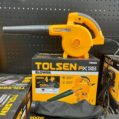 Máy Thổi Tolsen 79606 Màu Vàng, Công Suất 600w, có điều tốc Chuyên Dùng Gia Đình, Nhà Xưởng Nhỏ