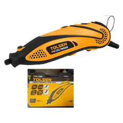 Bộ 108 Chi Tiết Máy Mài MINI 135W TOLSEN 79555, Máy Mài Khuôn Mỹ Nghệ 135W