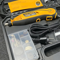 Bộ 108 Chi Tiết Máy Mài MINI 135W TOLSEN 79555, Máy Mài Khuôn Mỹ Nghệ 135W