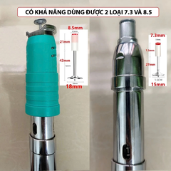 [KÈM 100 ĐINH 7.3] Bộ Máy Bắn Đinh Bê Tông Nội Địa Đa Năng Đầu 7.3, Đầu 8.5 Tích Hợp Dễ Dàng Thay Thế