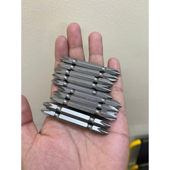 (Hộp 10 mũi) Mũi bắt vít PH2-Mũi Vít Siêu Cứng - Đầu bắn vít nam châm, đầu bake bền bỉ tiện dụng