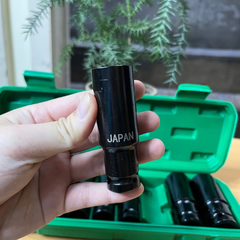 Bộ Đầu Tuýp, Đầu Khẩu 10 Món Cao Cấp Dùng Cho Máy Siết Bulong Vặn Vít Chân 1/2, 76mm Kích Thước Từ 8-24mm