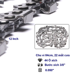 Dây Xích 12 Inch, Lam Xích 12 Inch Lắp Bộ Cưa Xích Gắn Máy Mài Chainsaw Sử Dụng Cho MÁy Cưa Xích 12 Inch