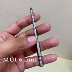 Mũi khoan đa năng cao cấp 4 cạnh chân lục giác