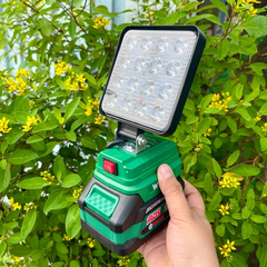 Đèn LED dùng pin Workfix 16 bóng led siêu sáng / Công suất 27W sử dụng chân pin phổ thông