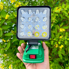 Đèn LED dùng pin Workfix 16 bóng led siêu sáng / Công suất 27W sử dụng chân pin phổ thông