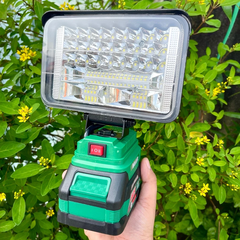 Đèn LED dùng pin Workfix 48 bóng led siêu sáng công suất 72W sử dụng chân pin phổ thông