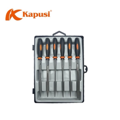 Bộ Dũa 6 Cái Hãng KAPUSI Japan K-3898, Dài 140mm, Chất Liệu Hợp Kim Cao Cấp