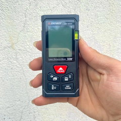 Thước Laze Đo Khoảng Cách, Cân Bằng Tia Laser SNDWAY SW-MS50 Khoảng Cách 50m Dùng Pin Tiểu AAA