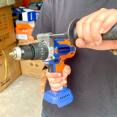 Thân Máy Khoan STAKA KA-2851 Đầu Kẹp 13 Ly Autolock Không Chổi Than, Chân Pin Phổ Thông Khoan tường, Khoan Sắt