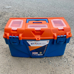 [KÈM BAO TAY CHẤM BI & PK KHOAN] Hộp Đựng Đồ Nghề STAKA KA-6035 Thùng Đựng Đồ Nghề 18 INCH Nhựa PP Cứng Cáp Chịu