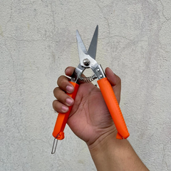 Kéo Cắt Cành Tay Nhựa, Kéo Tỉa Lá Mũi Thẳng K-0170