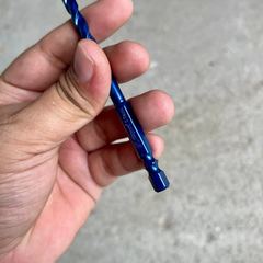 Mũi Khoan Lệch Tâm Răng Cưa 4 Lưỡi 6mm, 8mm, 10mm KAPUSI Màu Xanh