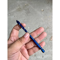 Mũi Khoan Lệch Tâm Răng Cưa 4 Lưỡi 6mm, 8mm, 10mm KAPUSI Màu Xanh