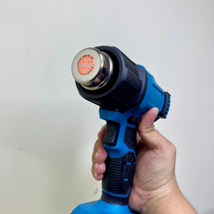 Máy Khò Nhiệt Dùng Pin, Máy Thổi Hơi Nóng Khò Màn Co Dùng Pin Chân Phổ Thông M21, Nhiều Chế Độ Gió Và Tùy Chỉnh Nhiệt