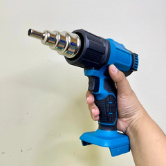 Máy Khò Nhiệt Dùng Pin, Máy Thổi Hơi Nóng Khò Màn Co Dùng Pin Chân Phổ Thông M21, Nhiều Chế Độ Gió Và Tùy Chỉnh Nhiệt