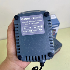 [SẠC+CHUYỂN NGUỒN 220V] Pin 20 Cell WORKFIX 8Ah WF-BK2008A Mạch 4 Mosfet Chân Pin Phổ Thông Vỏ Abs Chống Va Đập