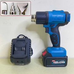 Máy Khò Nhiệt Dùng Pin, Máy Thổi Hơi Nóng Khò Màn Co Dùng Pin Chân Phổ Thông M21, Nhiều Chế Độ Gió Và Tùy Chỉnh Nhiệt