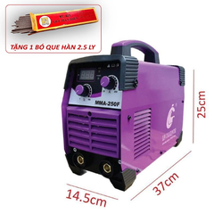 [KÈM BÓ QUE 2.5LY] THÂN MÁY HÀN ĐIỆN TỬ LINCOLNZONTER MMA-250F, MÁY HÀN QUE KHÔNG PHỤ KIỆN