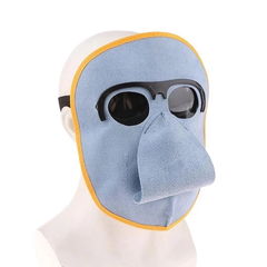 Mặt Nạ Hàn Bò, Kính Thợ Hàn, Mặt Nạ Hàn Vải Argon Arc Chống Cháy Mặt Nạ Bảo Vệ Vàn