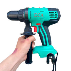 Thân Máy Khoan Búa Dùng Pin 18v DCA ADJZ13Z, Đầu Kẹp 13 ly Không Chổi Than