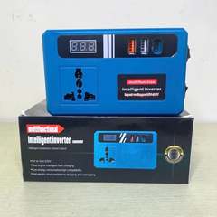 [TÍCH HỢP ĐÈN LED] Đế Chuyển Đổi Nguồn Điện Cấm Được Quạt Chuyển Từ Pin 21v lên 220v, Chân Pin Phổ Thông 4cm