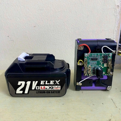 Pin Máy Khoan,Siết Ốc Bulong,Pin Chân Phổ Thông 21v 10CELL ELEX